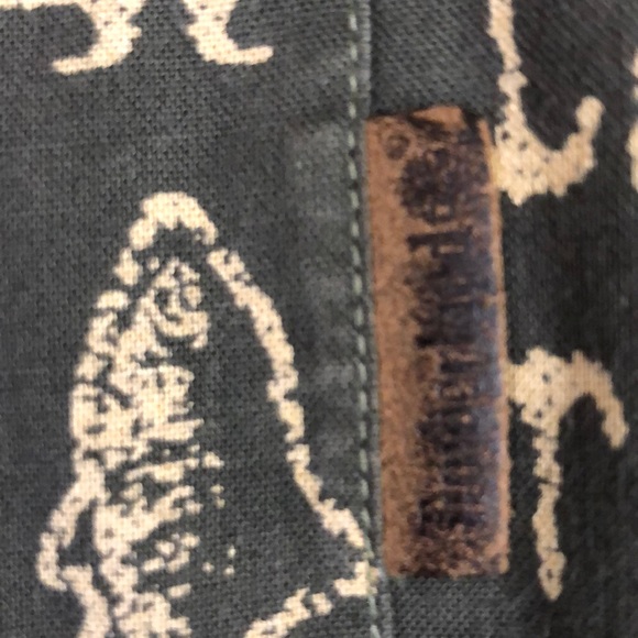 Timberland XL button up fish & hook print green - Picture 7 of 10